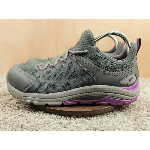 Red Wing Safety Sneakers Womens 8.5B Gray Purple Mesh Leather Work - Picture 4 of 8